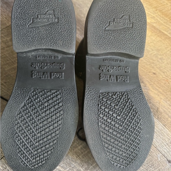 Vintage 2921 Black Chrome Moc Toe Leather Boots size 7D - Picture 9 of 14